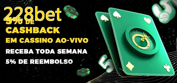 Promoções do cassino ao Vivo 228bet